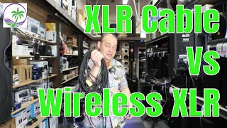 XLR Cable vs wireless XLR Cable How To Use Xvive U3 wireless adapter For LINE Output and Microphones [upl. by Immij]