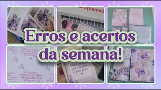 Perda de material  Atualizei arquivo do mini calendário  Gabaritos chegaram  Vlogão de produção [upl. by Halian]