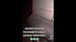 marito scopre il tradimento della moglie😱 video shock [upl. by Haral]