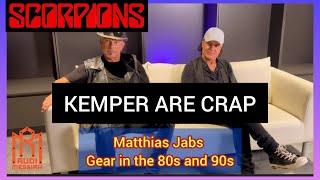 Scorpions Mattias Jabs about Guitar Gear Now and Then and Song Writing [upl. by Keary]