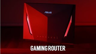 ASUS RTAC86U Gaming Router  Unboxing amp Overview [upl. by Aihsoem]