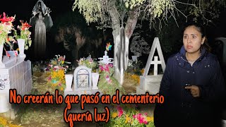 EL cementerio más aterrador que hemos visitado VIMOS COMO DESAPARECIÓ EN SU TUMBA 💀😱 [upl. by Nnylear827]