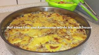 Das beste Kartoffelgratin mit hackfleisch Patate me mish te bluar teper e shishme dhe e leht [upl. by Bruyn]