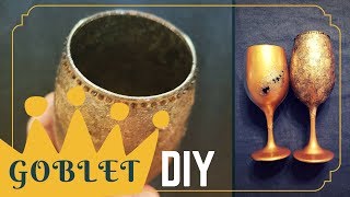 DIY Goblet  Chalice  Wine Glass  Fit for a Witchy Queen [upl. by Micco]