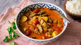 Easy Thai Yellow Curry with Beef [upl. by Inaj]