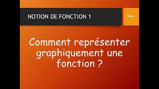 COMMENT REPRÉSENTER GRAPHIQUEMENT UNE FONCTION [upl. by Westney823]