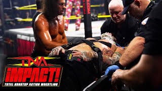 Jeff Hardy Taken Out on a STRETCHER Following Attack From The System  TNA iMPACT July 18 2024 [upl. by Selhorst]