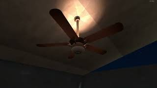 70quot Monster Breeze French Quarter AirTech Revisioned Ceiling Fan Demo [upl. by Goggin]