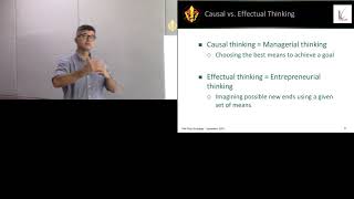 Effectuation Entrepreneurship 35 Causal vs Effectual Thinking [upl. by Morvin]