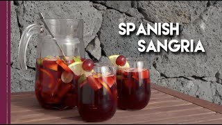 How to make a Sangria with Red Wine  Spanish recipe with Brandy [upl. by Hterag]