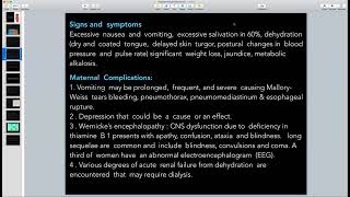 Hyperemesis Gravidarum  OB course  Masterclass Medicine [upl. by Atsev]