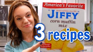 3 MORE JIFFY CORN MUFFIN RECIPES  EASY RECIPES WITH JIFFY [upl. by Frances533]