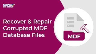 SQL Recovery Software  Recover amp Repair Corrupted MDF Database Files [upl. by Atreb]