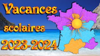 Les vacances scolaires en France  school holidays in France [upl. by Edniya]