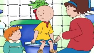 Caillou Hurts His Knees  Caillou Cartoon [upl. by Car]