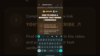 HOW TO BUILD A BUSINESS THAT WORKS  MEMEFI NEW VIDEO CODE TODAY [upl. by Nissie]