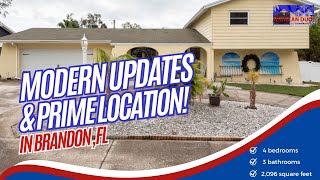 Stunning 4Bedroom Oasis with Pool in Brandon FL  Modern Updates amp Prime Location [upl. by Enelram]