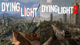 DYING LIGHT 1 vs DYING LIGHT 2 GUNS  Animation amp Sound Design [upl. by Dasha]