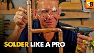 How To Solder Copper Pipes Like A Pro [upl. by Edals]