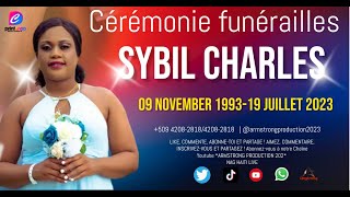 Cérémonie funérailles  Sybil Charles09 November 199319 juillet 2023 [upl. by Ivo542]