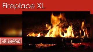 Fire DVD  Fireplace XL  Extra Long Open Hearth Fires With Burning Wood Sounds [upl. by Willabella]