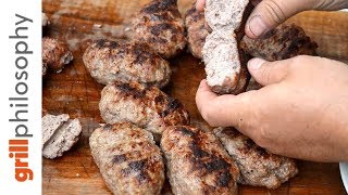 SCENTED BEEF PATTIES  Μπιφτέκια σχάρας αρωματικά  ENG subs [upl. by Gudrun196]