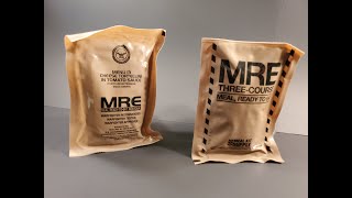 2024 US MRE Cheese Tortellini Review Meal Ready to Eat Taste Testing Comparison to Meal Kit Supply [upl. by Arzed]