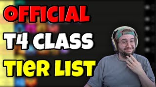 The OFFICIAL Tier 4 Class Tier List Secret KR Tech Inside [upl. by Maryrose733]