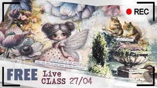 🔴 LIVE  How to Journal using COLLAGE BOOKS [upl. by Ojybbob227]