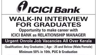 ICICI Bank Job Vacancy Notification Out  ICICI Bank Hiring  ICICI Bank Recruitment [upl. by Albertson]