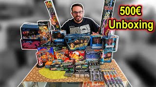 ICH PACKE 500€ FEUERWERK AUS  Unboxing [upl. by Wolenik399]