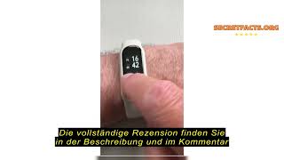 Produktbewertung TOOBUR Fitness Tracker mit schrittzähler Fitnessuhr mit Wasserdicht Pulsuhr mit He [upl. by Licastro827]