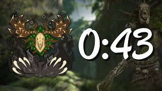 4P Gunlance VS Ancient Leshen in 43 Seconds [upl. by Hara]