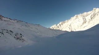 Cervinia 2016  pista 7 intera [upl. by Ecnerret414]