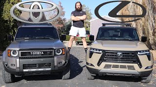 Is The V6 Really Better 2025 Lexus GX550 vs 2025 Toyota Land Cruiser [upl. by Madeline]