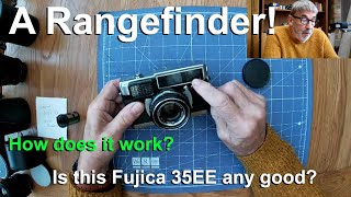 Lovely Fujica 36EE Rangefinder film Camera bought at a sale as spares and repairs Is it any good [upl. by Pergrim225]