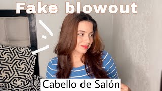 Cómo peinar Cabello en Capas Tutorial  FAKE BLOWOUT [upl. by Sholley]