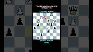 SPASSKY vs FISCHER WCC 1972 Game 3 [upl. by Gudrin]