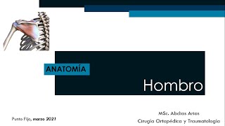 Anatomía del Hombro Clavícula Escápula y Húmero proximal [upl. by Yerrok907]