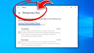 How to Find Storage amp Delete Temporary File on Windows 10 [upl. by Brainard621]