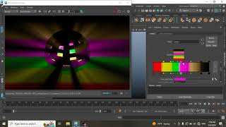 Maya 2024 Point Light Creating Exciting Rainbow effect with aiAtmospheric volumeVolume Light [upl. by Fellows]