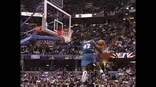 Chris Carr  1997 NBA Slam Dunk Contest RunnerUp to Kobe Bryant [upl. by Ardiedal881]