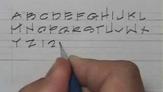 How to letter with lead [upl. by Aynek]