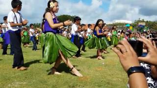 He Mele Inoa O Kalakaua performed by the 3rd Graders of Wilcox Elementary [upl. by Koah]