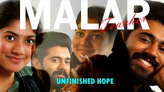 PREMAM❤  Malar Teacher💖 UNFINISHED HOPE  😢SAD Whatsapp status  enavale adi enavale😍 [upl. by Aryamo]