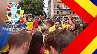 Fanii romani AU INCINS atmosfera la Munchen cu cantece patriotice  Romania  Olanda la Euro 2024 [upl. by Hump66]