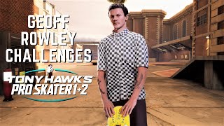 TONY HAWKS PRO SKATER 1  2 Geoff Rowley Challenges [upl. by Huebner]