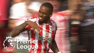 Ivan Toney free kick doubles Brentford edge v Leeds United  Premier League  NBC Sports [upl. by An]