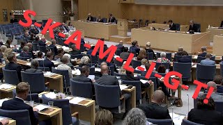 EN SKAMMENS DAG RIKSDAGEN VIKER SIG FÖR HBQTILOBBYN [upl. by Herzog]