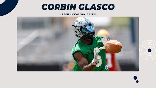 2026 WR Corbin Glasco Irish Invasion Clips [upl. by Reena]